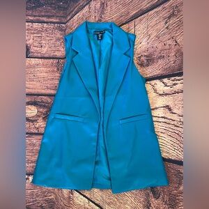SINCERELY‎ JULES Women’s Sleeveless Vest Size SMALL Blue